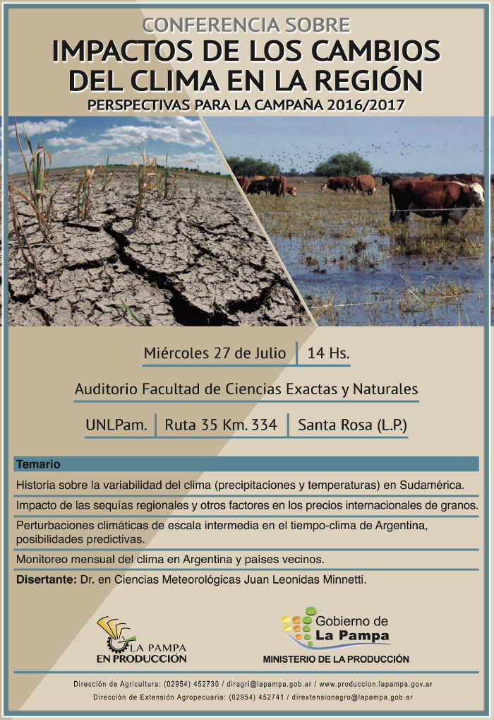conferencia en La Pampa 2016
